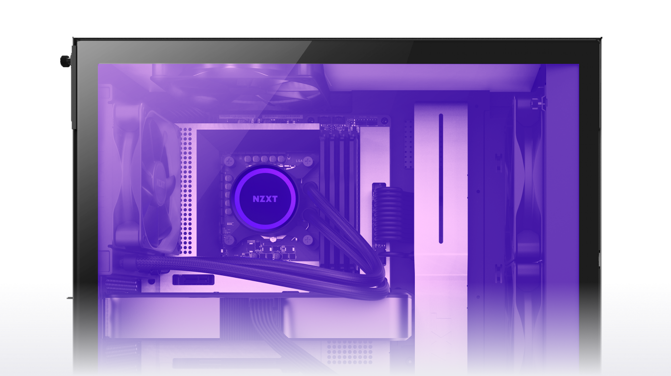 H510i with Kraken 120 Purple