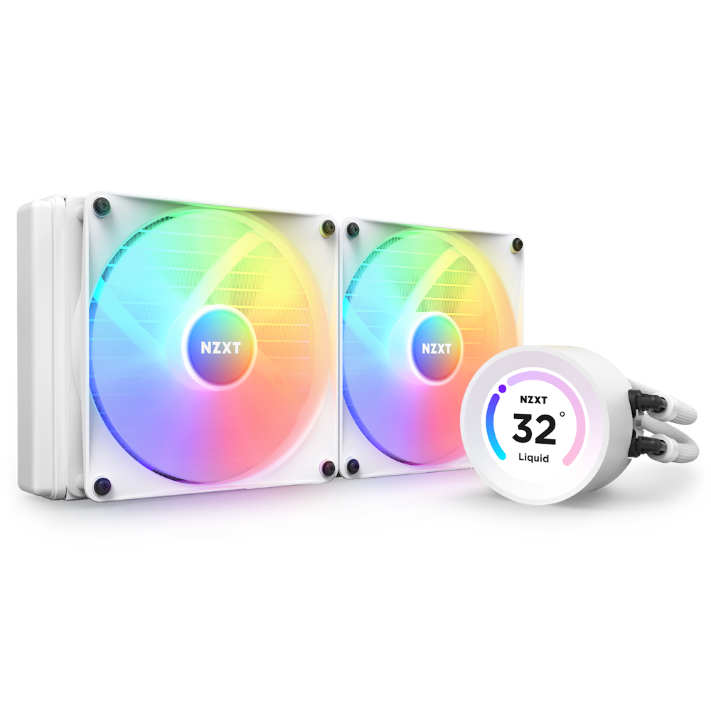 Kraken 280 Elite RGB - Hero - White