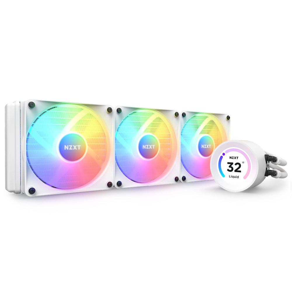 Kraken 360 Elite RGB - Hero - White