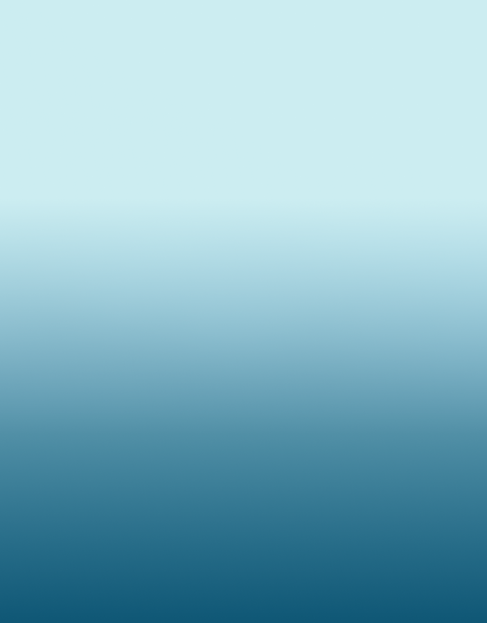 Light blue to dark blue gradient background