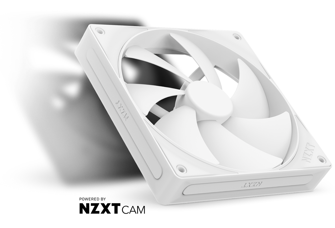 Closeup of static pressure fans in white