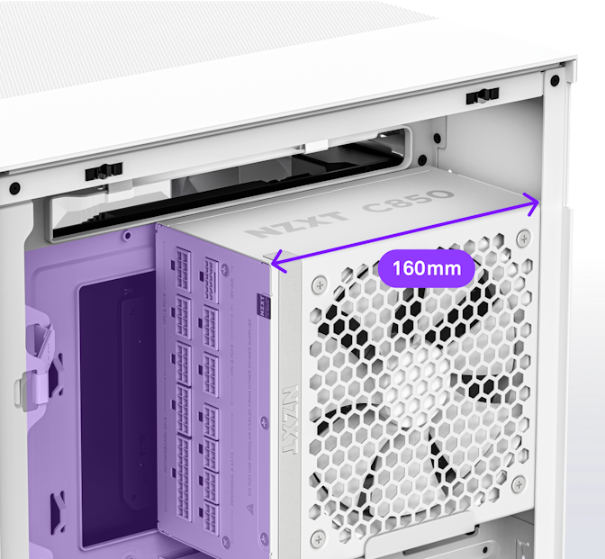 C850 - 160mm diameter of PSU in PC