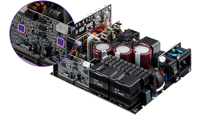 C1500 Platinum PSU - Internals close-up