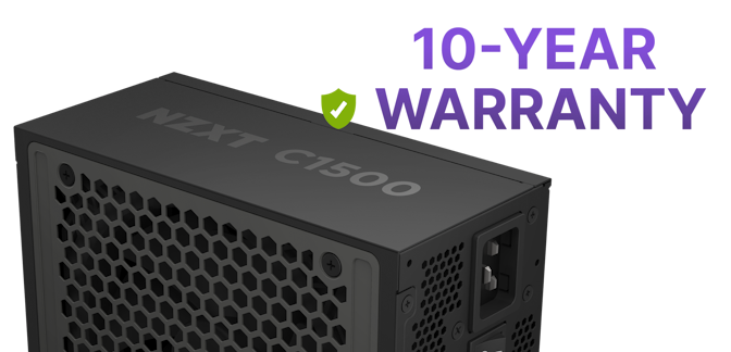 C1500 Platinum PSU - 10-Year Warranty Included