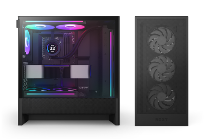 Black H5 Flow RGB Side and Front Profile